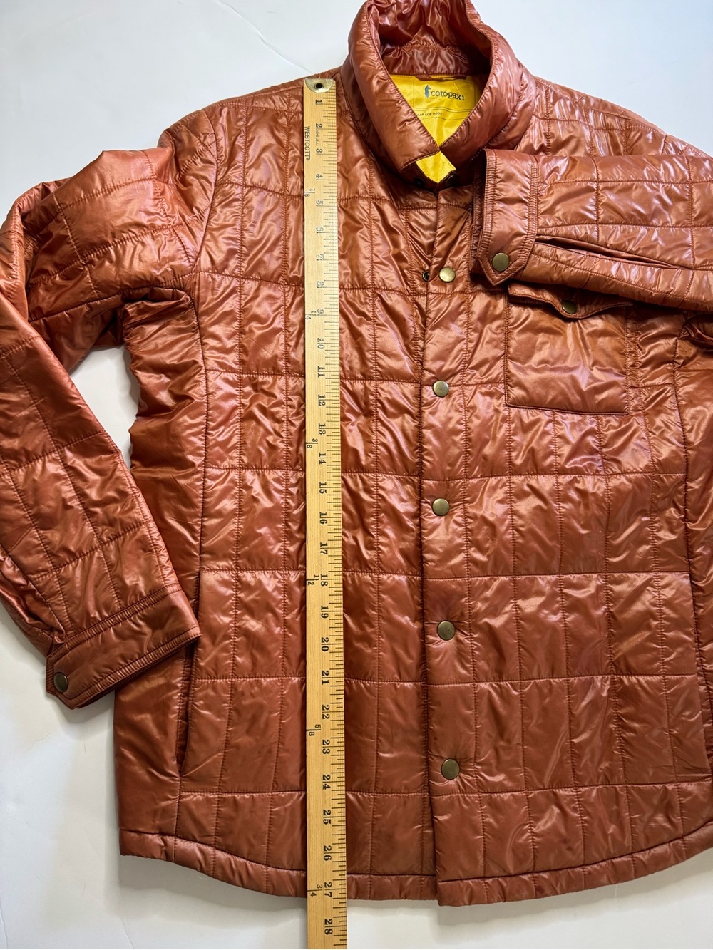 Cotopaxi Men's Quilted Lightweight Jacket - Rust